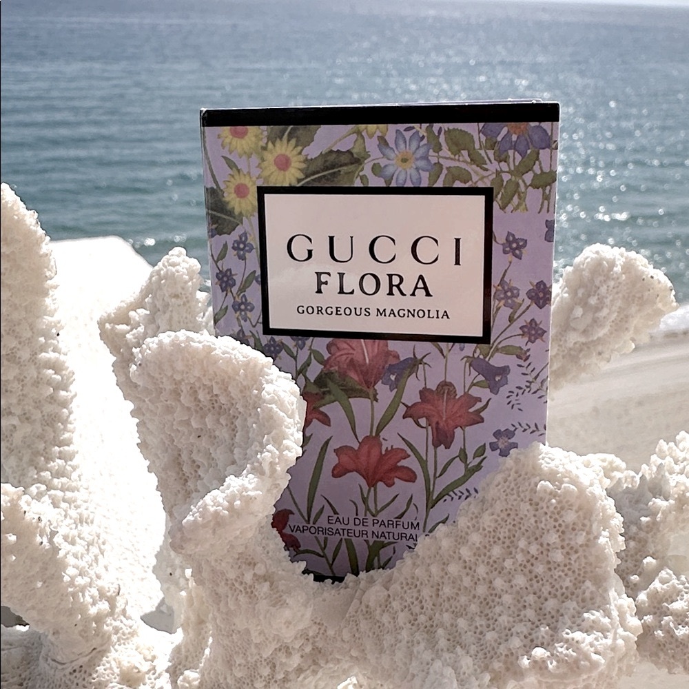 GUCCI GUCCI FLORA Gorgeous Magnolia Perfume Sample with Floral Design